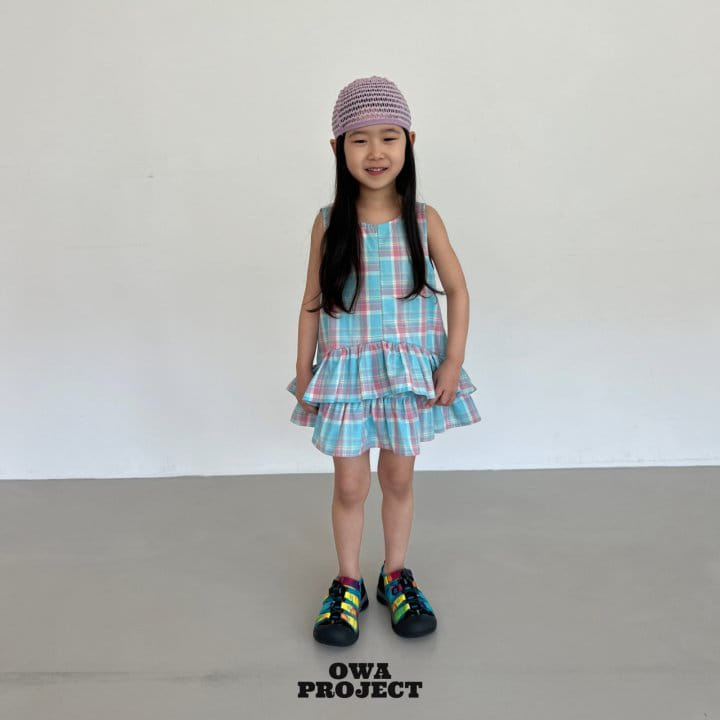O Wa - Korean Children Fashion - #prettylittlegirls - Check Kan Kan One-Piece  - 8