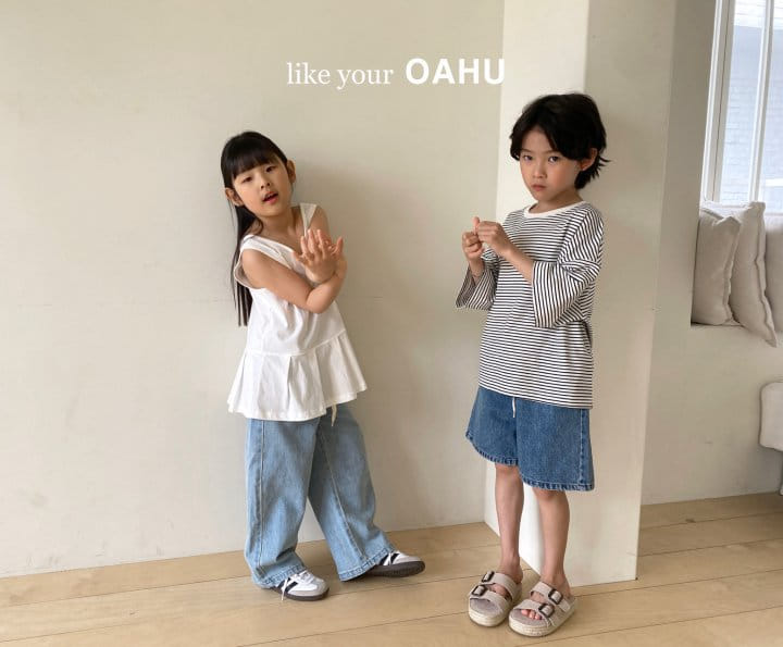 O'Ahu - Korean Children Fashion - #magicofchildhood - Coco Pleats Long Sleeveless Tee - 11