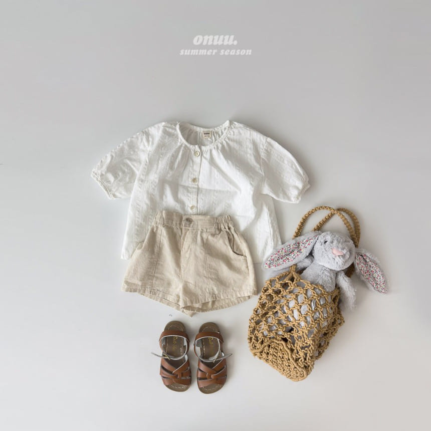 Onu - Korean Children Fashion - #kidsstore - Shirring Blouse - 3