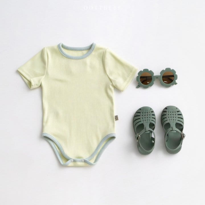 Oott Bebe - Korean Baby Fashion - #babyboutique - Wish Modal Body Suit - 5