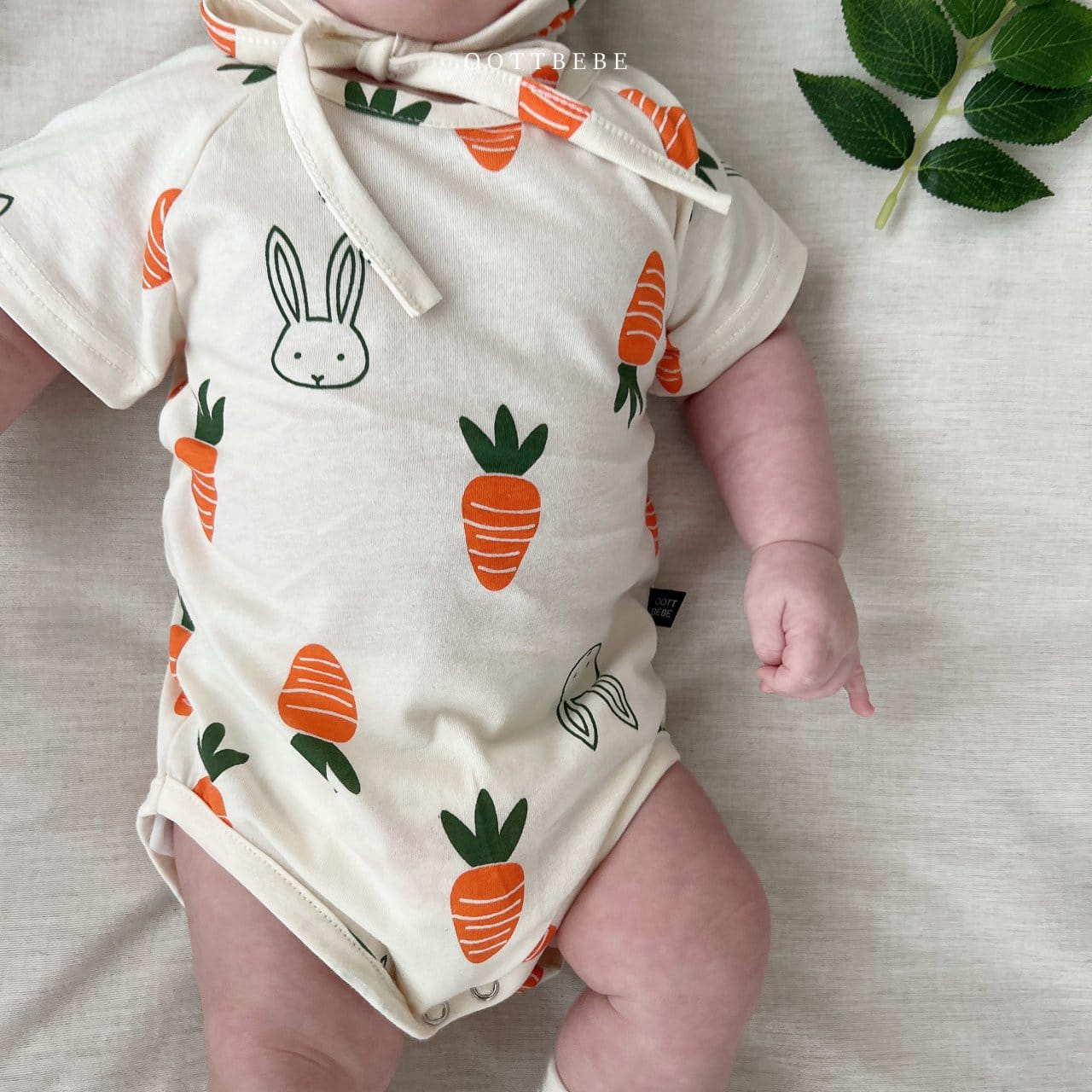 Oott Bebe - Korean Baby Fashion - #onlinebabyshop - Vegetable Short Sleeve Set - 4