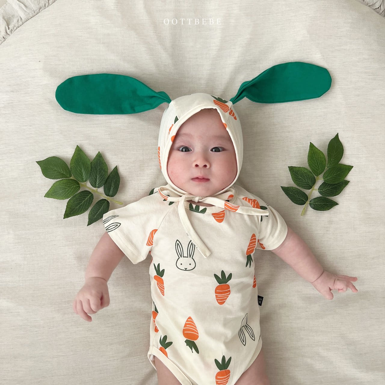 Oott Bebe - Korean Baby Fashion - #babyboutique - Vegetable Short Sleeve Set - 5