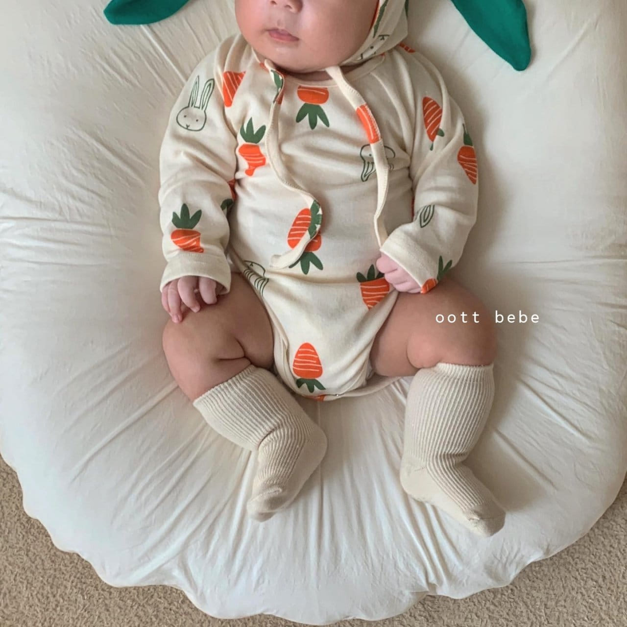 Oott Bebe - Korean Baby Fashion - #babyclothing - Vegetable Long Sleeve Set - 6