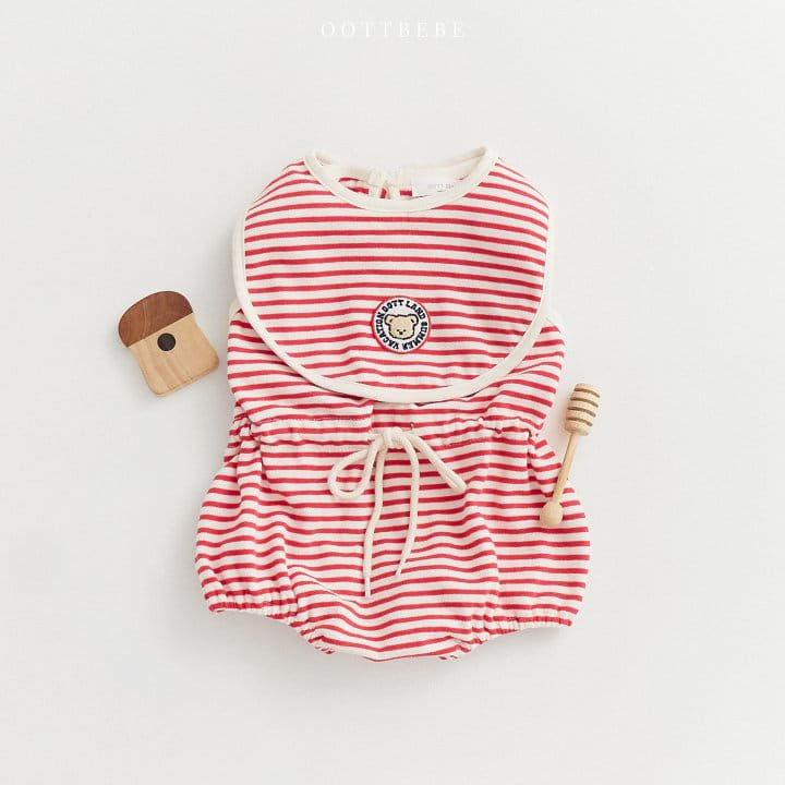 Oott Bebe - Korean Baby Fashion - #babyfashion - Oott Land ST Bib - 3