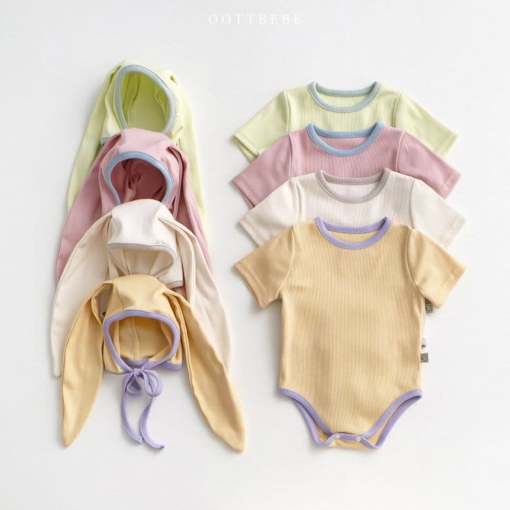 Oott Bebe - Korean Baby Fashion - #babygirlfashion - Wish Modal Body Suit - 11