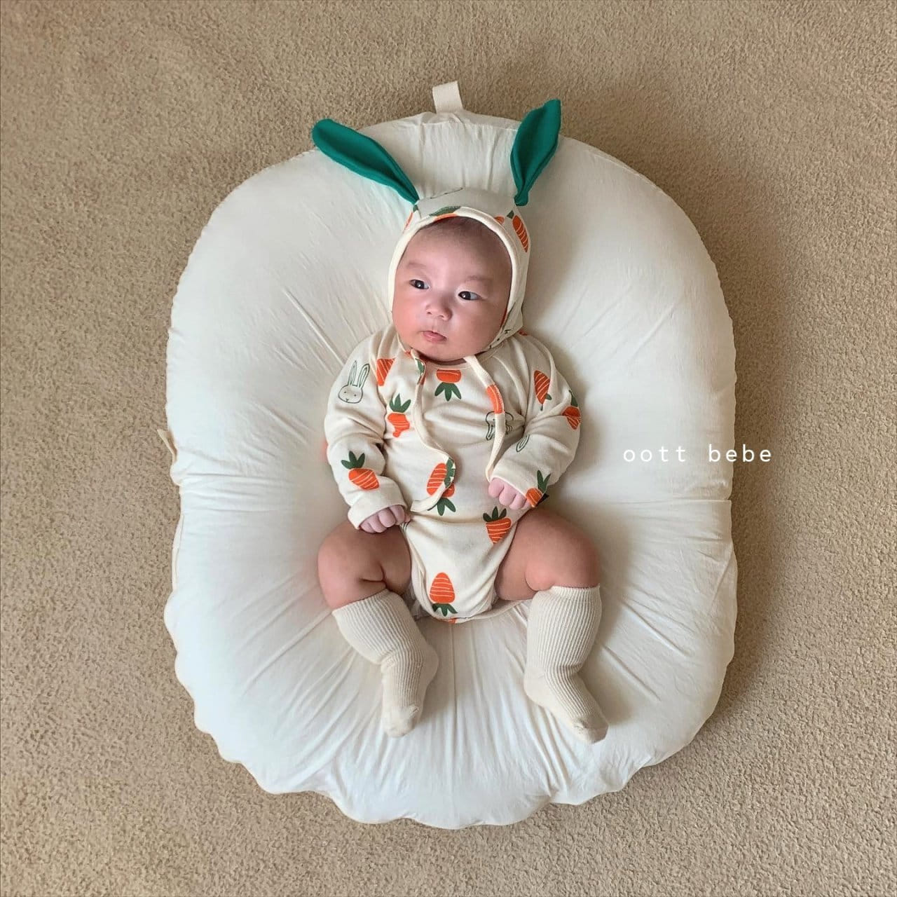 Oott Bebe - Korean Baby Fashion - #babygirlfashion - Vegetable Long Sleeve Set - 9