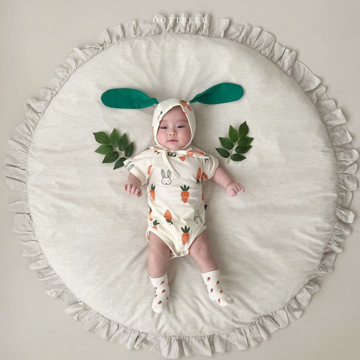 Oott Bebe - Korean Baby Fashion - #babylifestyle - Vegetable Short Sleeve Set - 11