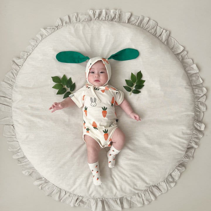 Oott Bebe - Korean Baby Fashion - #babywear - Vegetable Short Sleeve Set