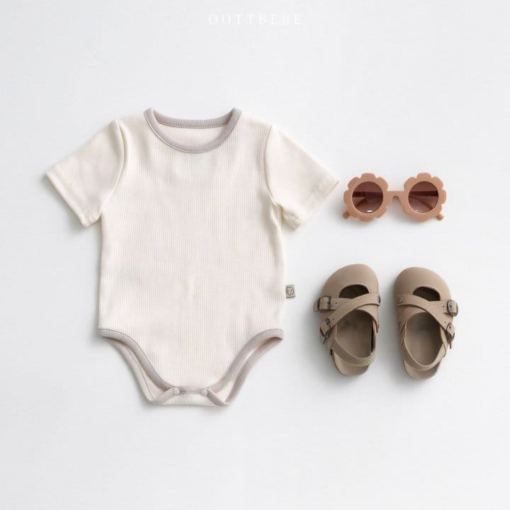 Oott Bebe - Korean Baby Fashion - #onlinebabyboutique - Wish Modal Body Suit - 3