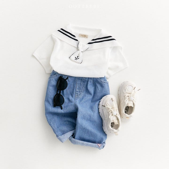 Oott Bebe - Korean Children Fashion - #prettylittlegirls - Marine Sailor Knit Tee - 4