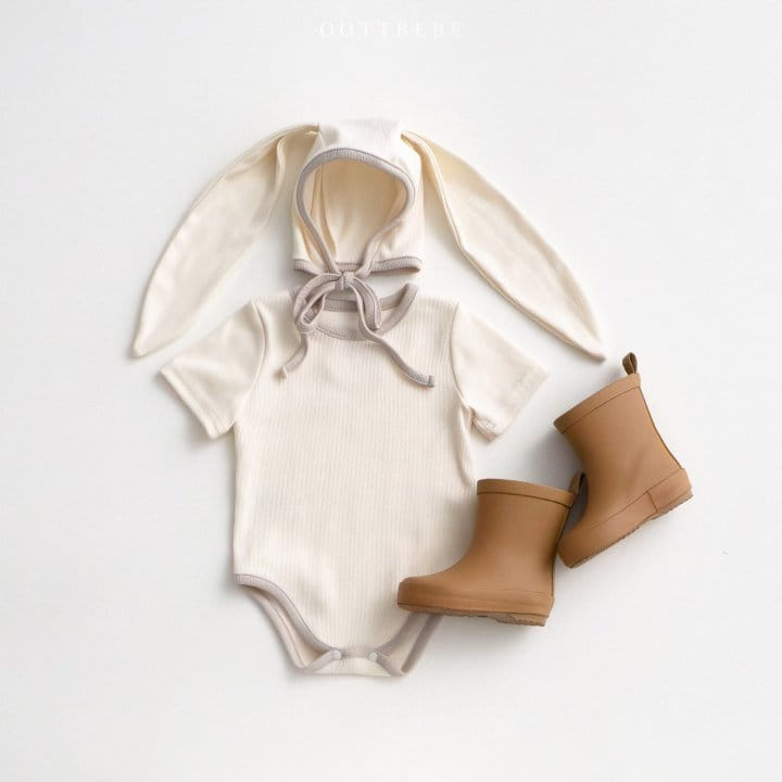 Oott Bebe - Korean Children Fashion - #designkidswear - Wish Modal Rabbit Bonnet - 9