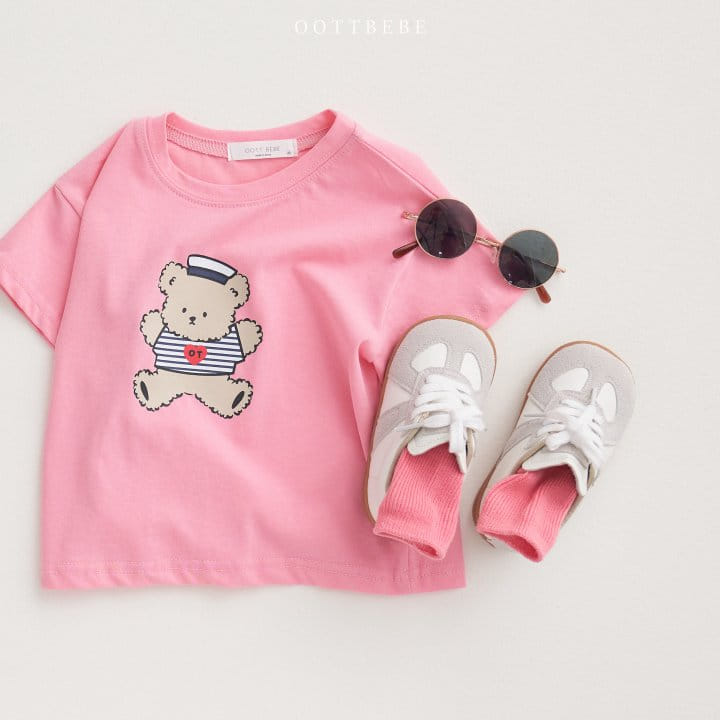 Oott Bebe - Korean Children Fashion - #designkidswear - Oott Marine Tee - 7