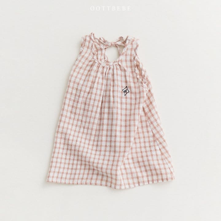 Oott Bebe - Korean Children Fashion - #discoveringself - Shirring Sleeveless Long Blouse - 5
