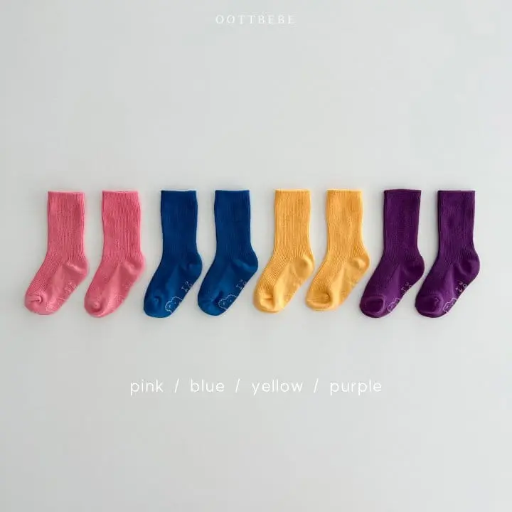Oott Bebe - Korean Children Fashion - #fashionkids - Color Socks Set - 3