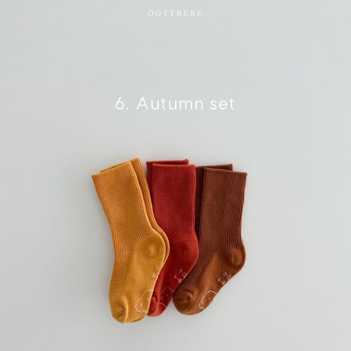Oott Bebe - Korean Children Fashion - #kidsshorts - Autumn Socks Set