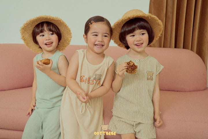 Oott Bebe - Korean Children Fashion - #kidzfashiontrend - Straw Hat - 5