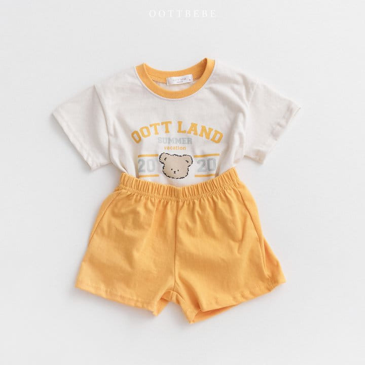 Oott Bebe - Korean Children Fashion - #toddlerclothing - Oott Land Top Bottom Set - 10