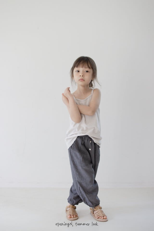 Opening & - Korean Children Fashion - #childofig - Mist Button Pants - 11