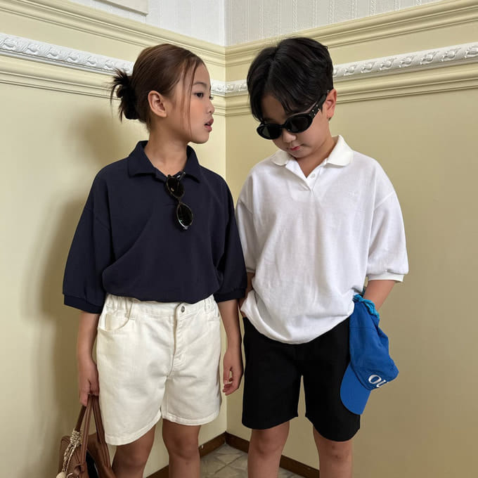 Our - Korean Children Fashion - #discoveringself - PK Collar Tee