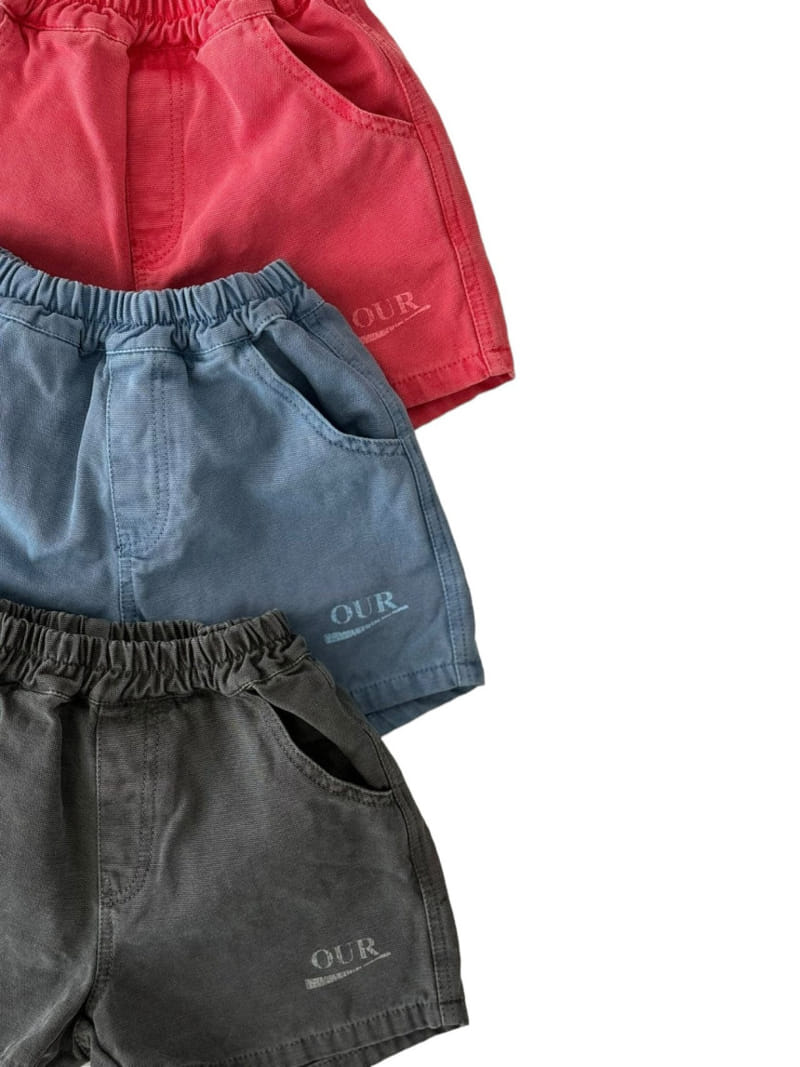 Our - Korean Children Fashion - #kidsstore - Logo Piece-Dyed Shorts - 11