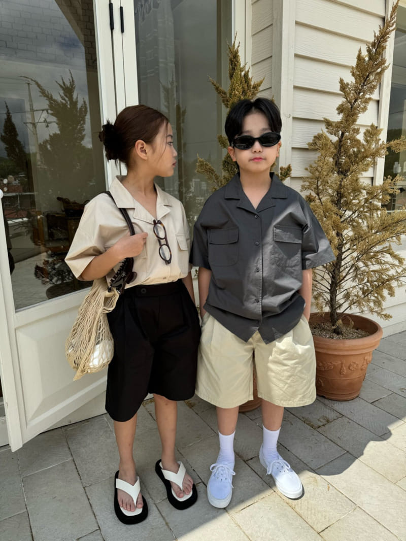 Our - Korean Children Fashion - #minifashionista - Comfort Pocket Shirt - 11