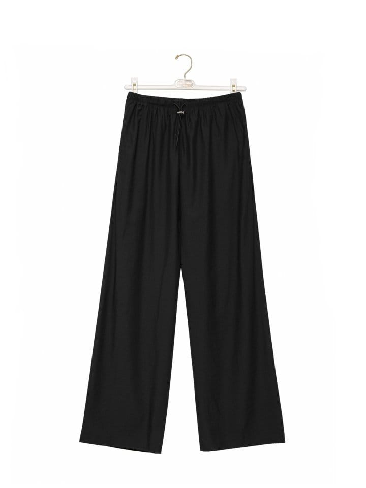 Paper Moon - Korean Women Fashion - #thelittlethings - Banded Cozy Wide Trousers - 10