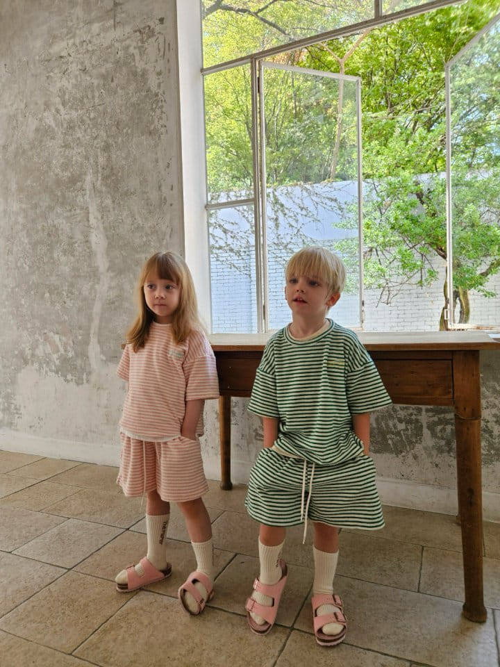 Paper Studios - Korean Children Fashion - #littlefashionista - Terry Embroidery Tee