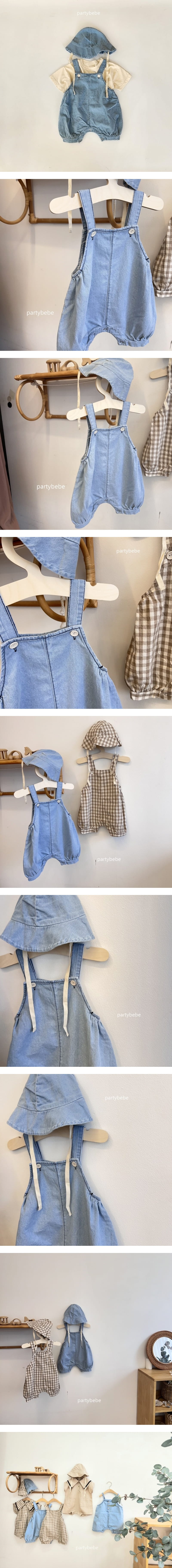 Party Kids - Korean Baby Fashion - #babygirlfashion - Malkang Overalls Set - 2