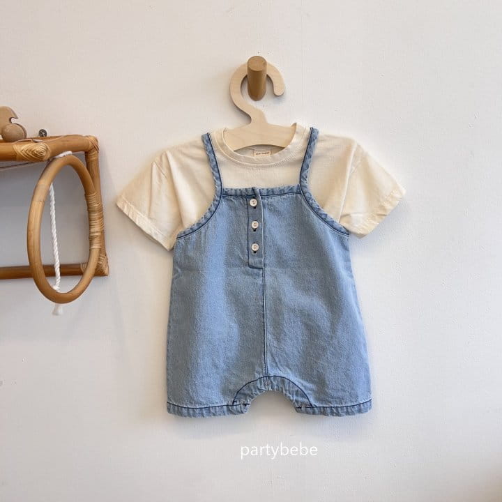 Party Kids - Korean Baby Fashion - #babyoutfit - Kkongnyang Overalls