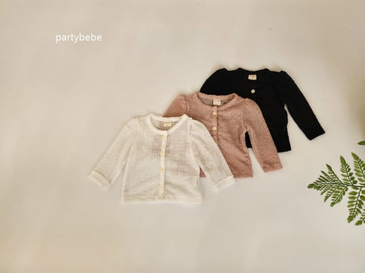 Party Kids - Korean Baby Fashion - #babyoutfit - Lace Cardigan
