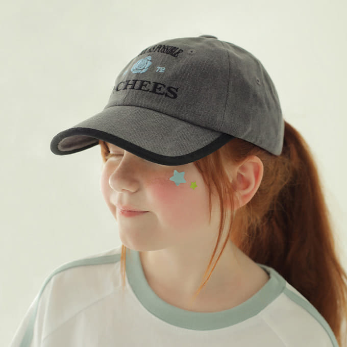 Peach-Cream - Korean Children Fashion - #Kfashion4kids - Rose Ball Cap