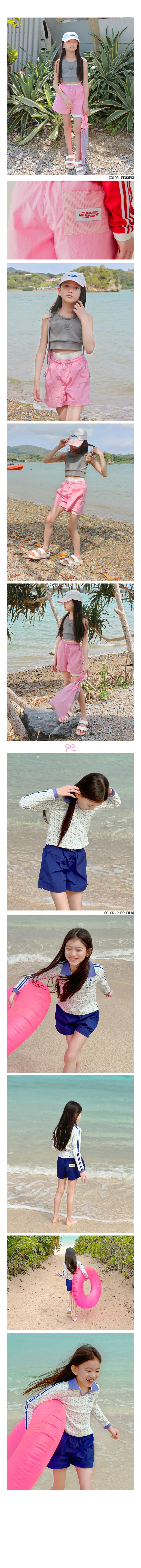 Peach-Cream - Korean Children Fashion - #childofig - Crunch Shorts - 2