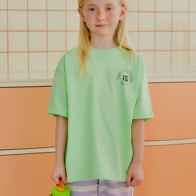 Peach-Cream - Korean Children Fashion - #kidsshorts - Popo Basic Tee