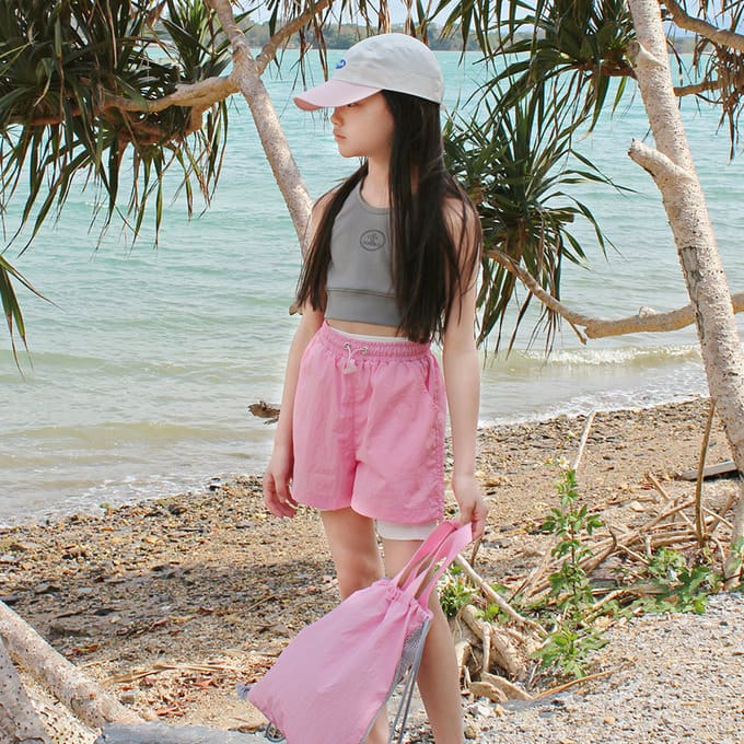 Peach-Cream - Korean Children Fashion - #stylishchildhood - Crunch Shorts