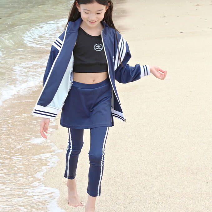 Peach-Cream - Korean Children Fashion - #toddlerclothing - Water Skirt Leggings