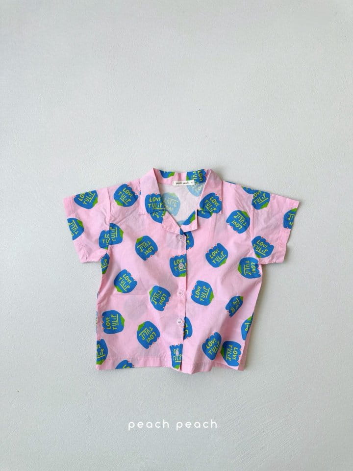 Peach peach - Korean Children Fashion - #kidzfashiontrend - Tulip Shirt - 4