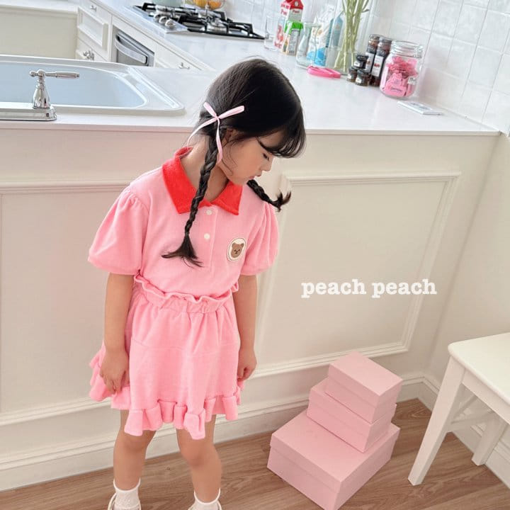 Peach peach - Korean Children Fashion - #Kfashion4kids - Romi Collar Tee - 10