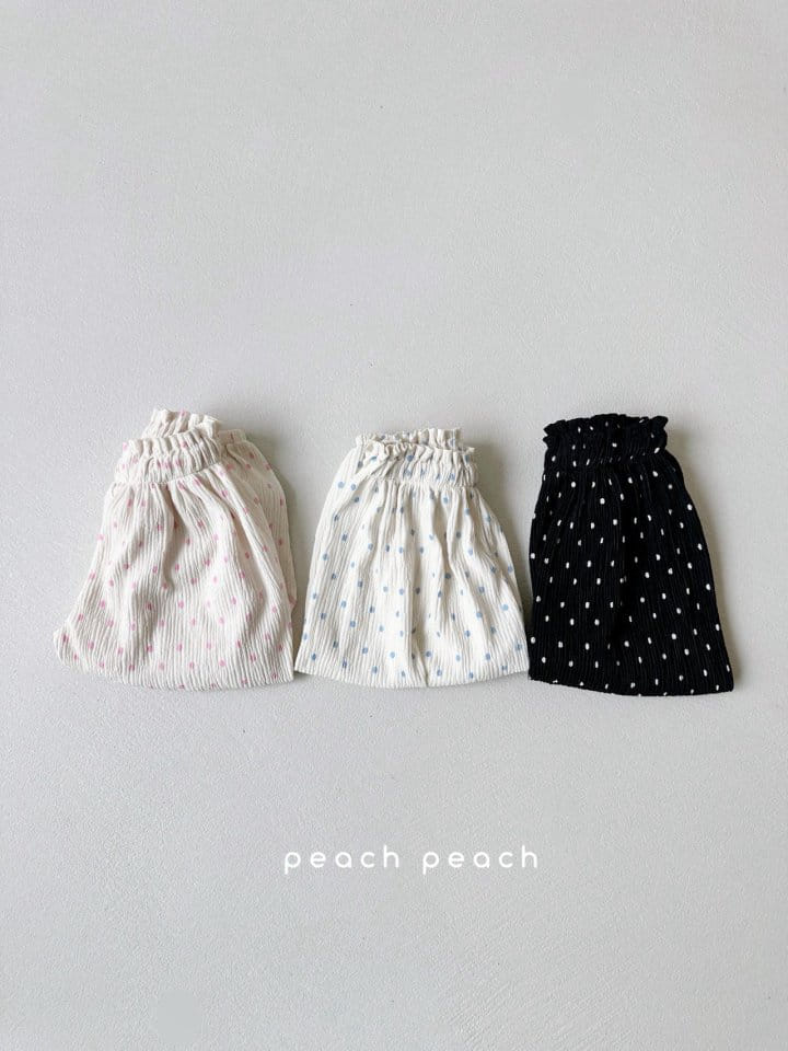 Peach peach - Korean Children Fashion - #childofig - Dot Pleats GoJaengi Pants