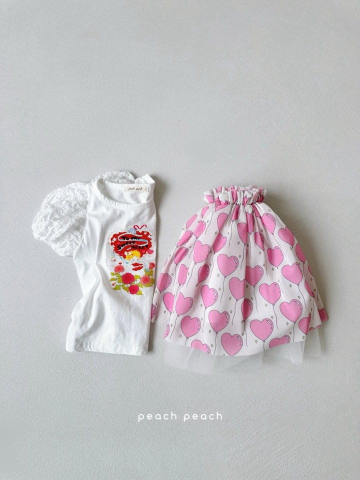 Peach peach - Korean Children Fashion - #kidsstore - Sailormoon Skirt - 8
