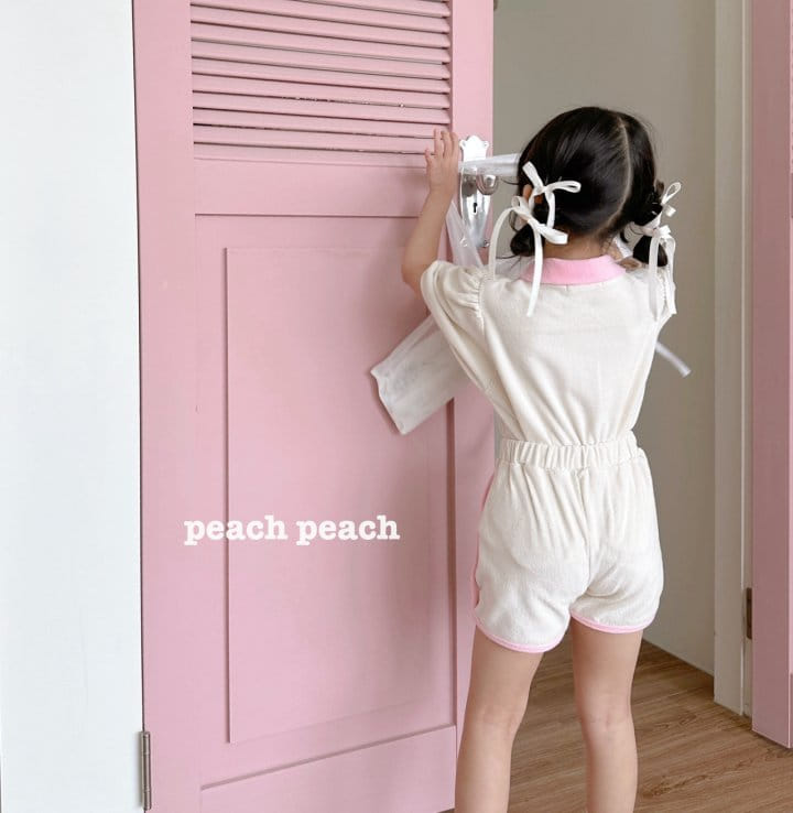 Peach peach - Korean Children Fashion - #kidzfashiontrend - Romi Collar Tee - 9
