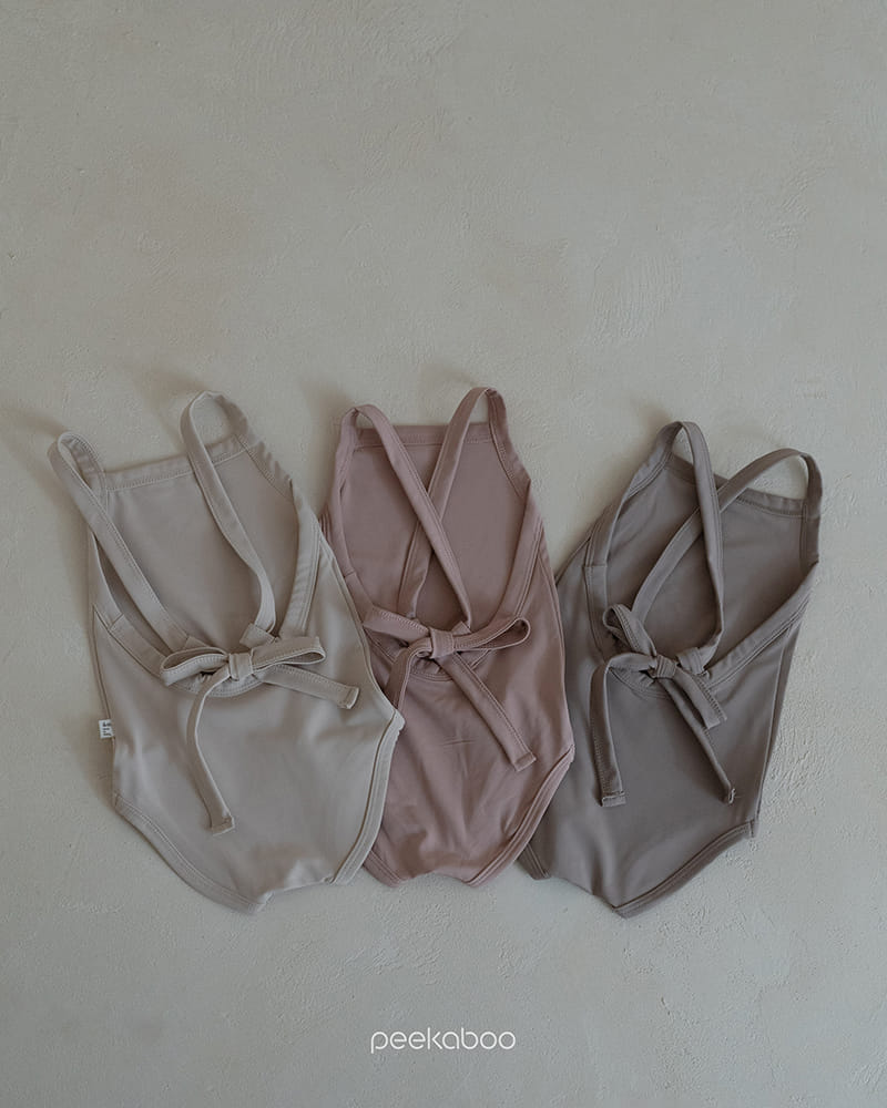 Peekaboo - Korean Baby Fashion - #babylifestyle - SS Basic One-Piece Body Suit Swim Wear