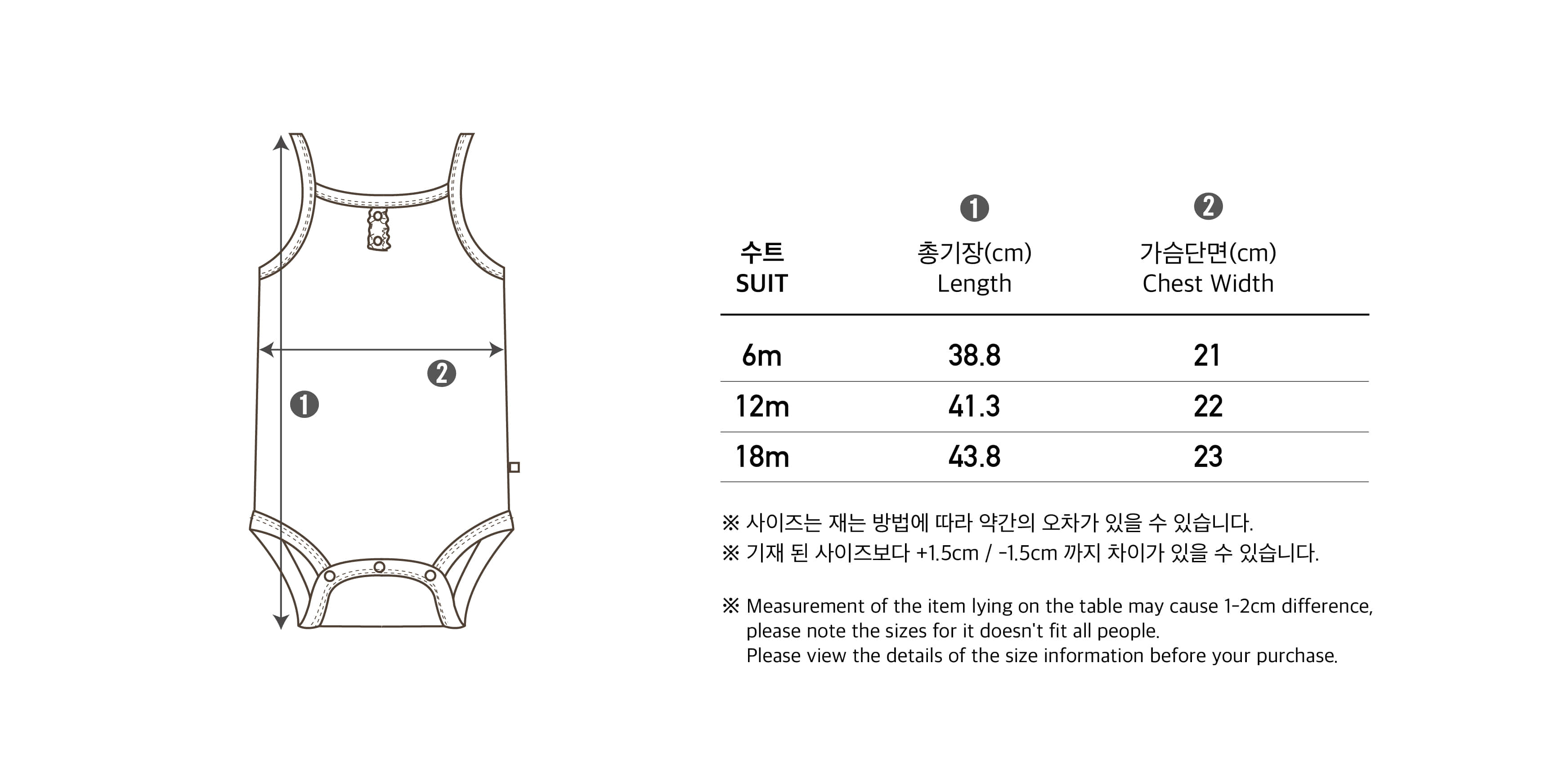 Peekaboo - Korean Baby Fashion - #babyoutfit - Rene Body Suit - 8