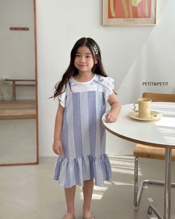 Petit & Petit - Korean Children Fashion - #Kfashion4kids - Ribbon ST One-Piece - 6