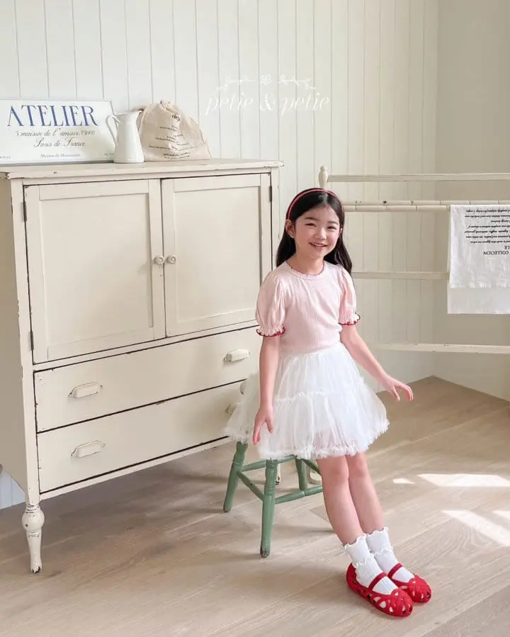 Petit & Petit - Korean Children Fashion - #childofig - Eyelet Tee - 9