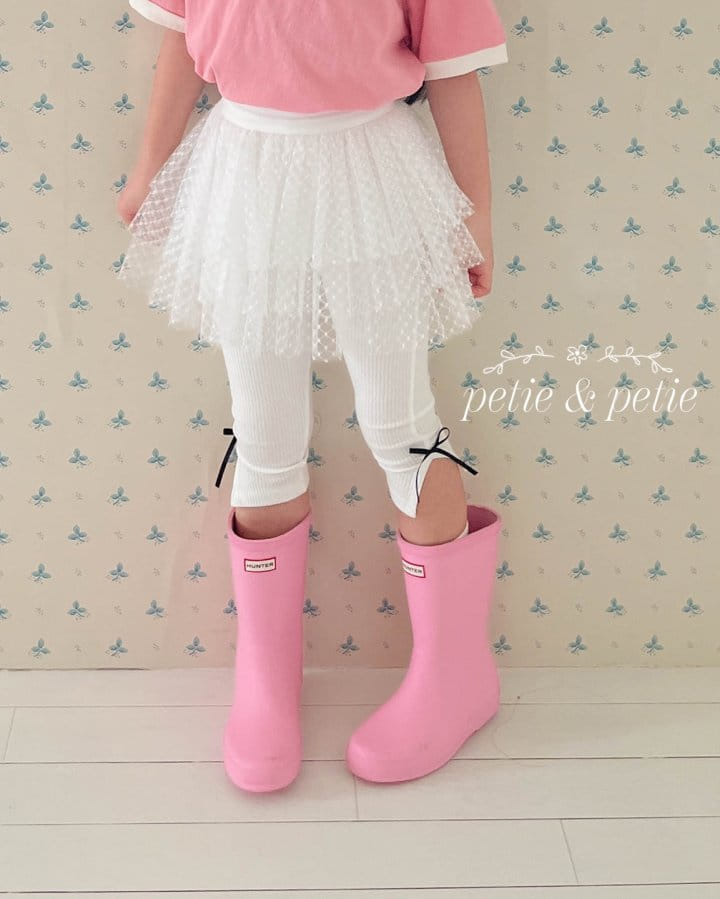 Petit & Petit - Korean Children Fashion - #childofig - Emily Mesh Skirt - 8