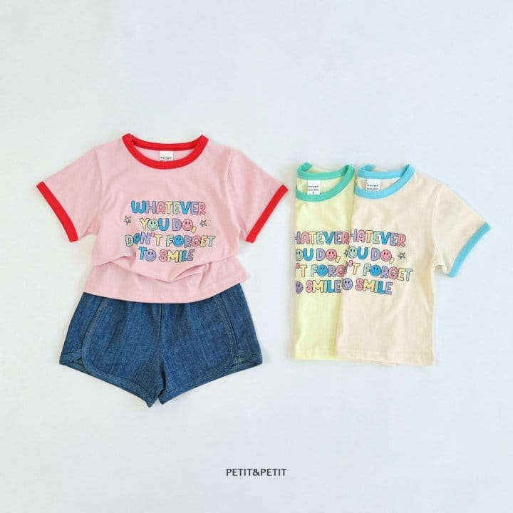 Petit & Petit - Korean Children Fashion - #childofig - Smile Piping Tee - 7