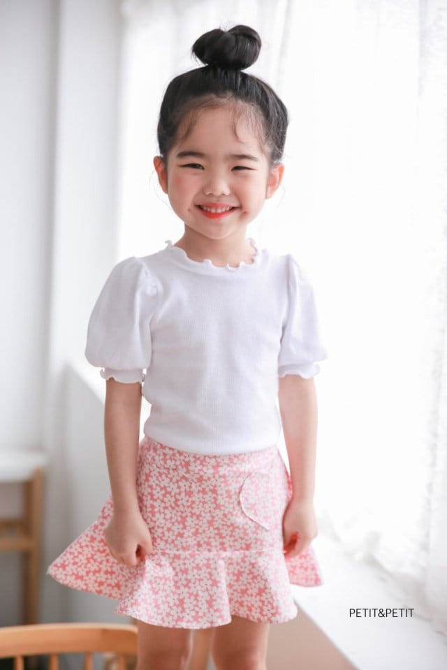 Petit & Petit - Korean Children Fashion - #childrensboutique - Puff Rib Tee - 10