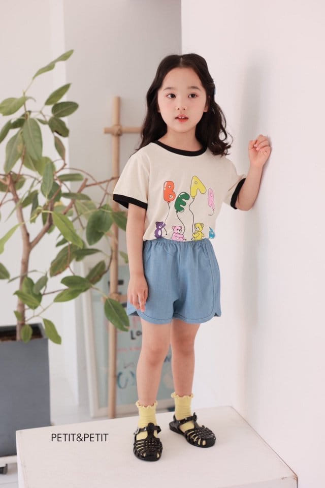 Petit & Petit - Korean Children Fashion - #childrensboutique - Bear Color Tee - 9