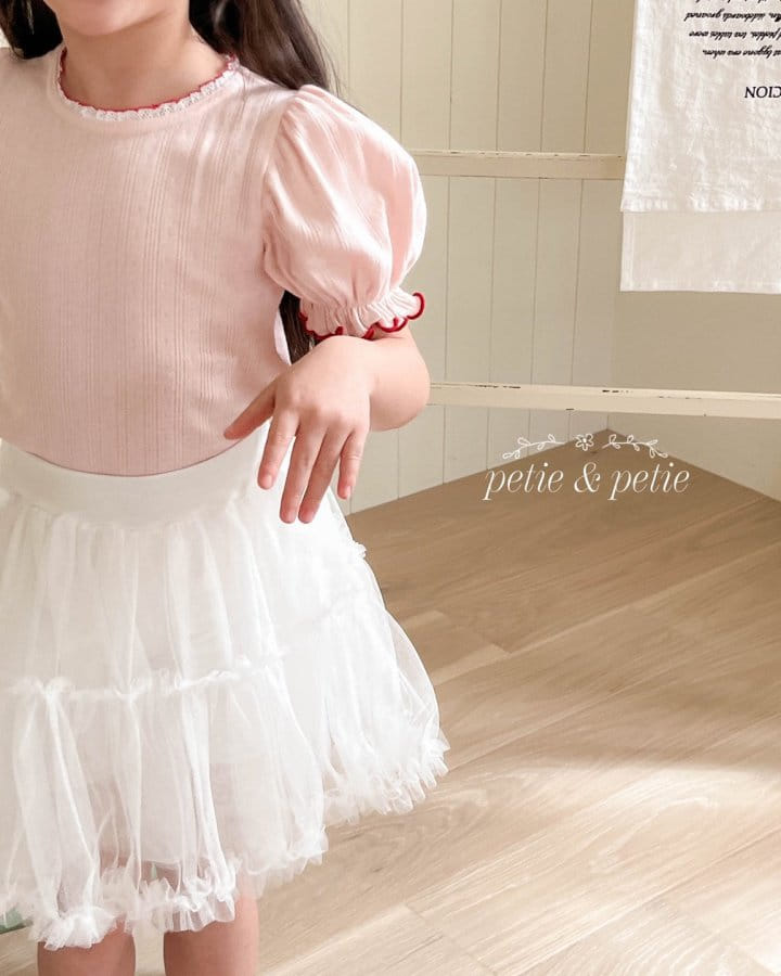Petit & Petit - Korean Children Fashion - #designkidswear - Eyelet Tee - 11