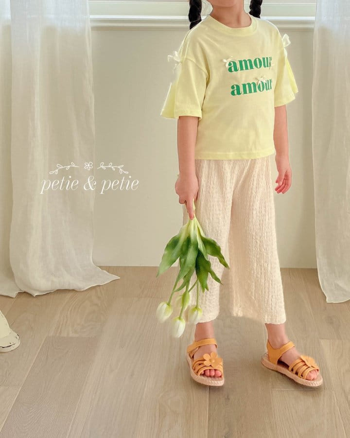 Petit & Petit - Korean Children Fashion - #designkidswear - Amur Ribbon Tee - 10